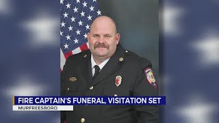 Murfreesboro Fire Rescue captain's funeral, visitation set