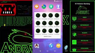 Andrax installed pentesting