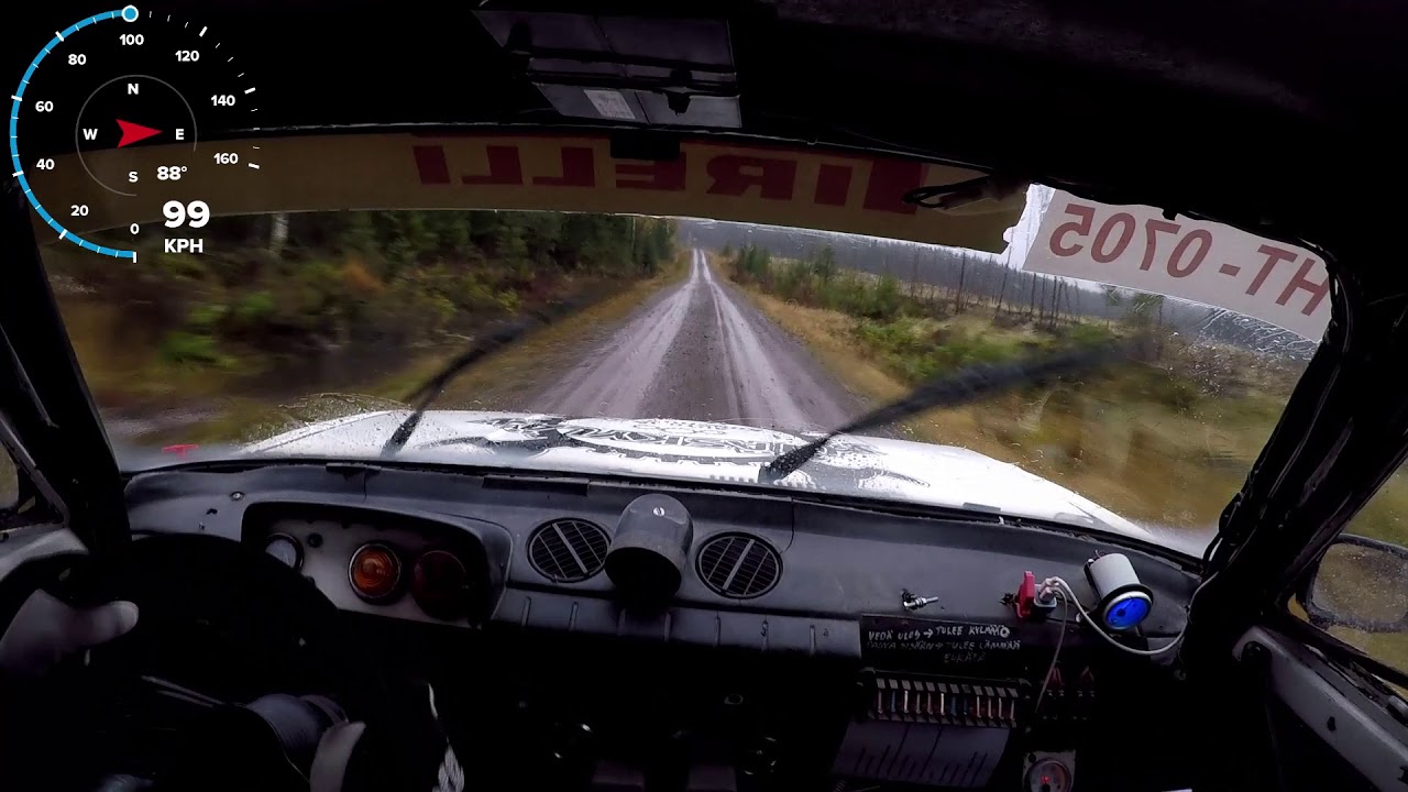 Kyläseppä ralli 2019 EK2 Kyllä on kunnon röykkyjä.