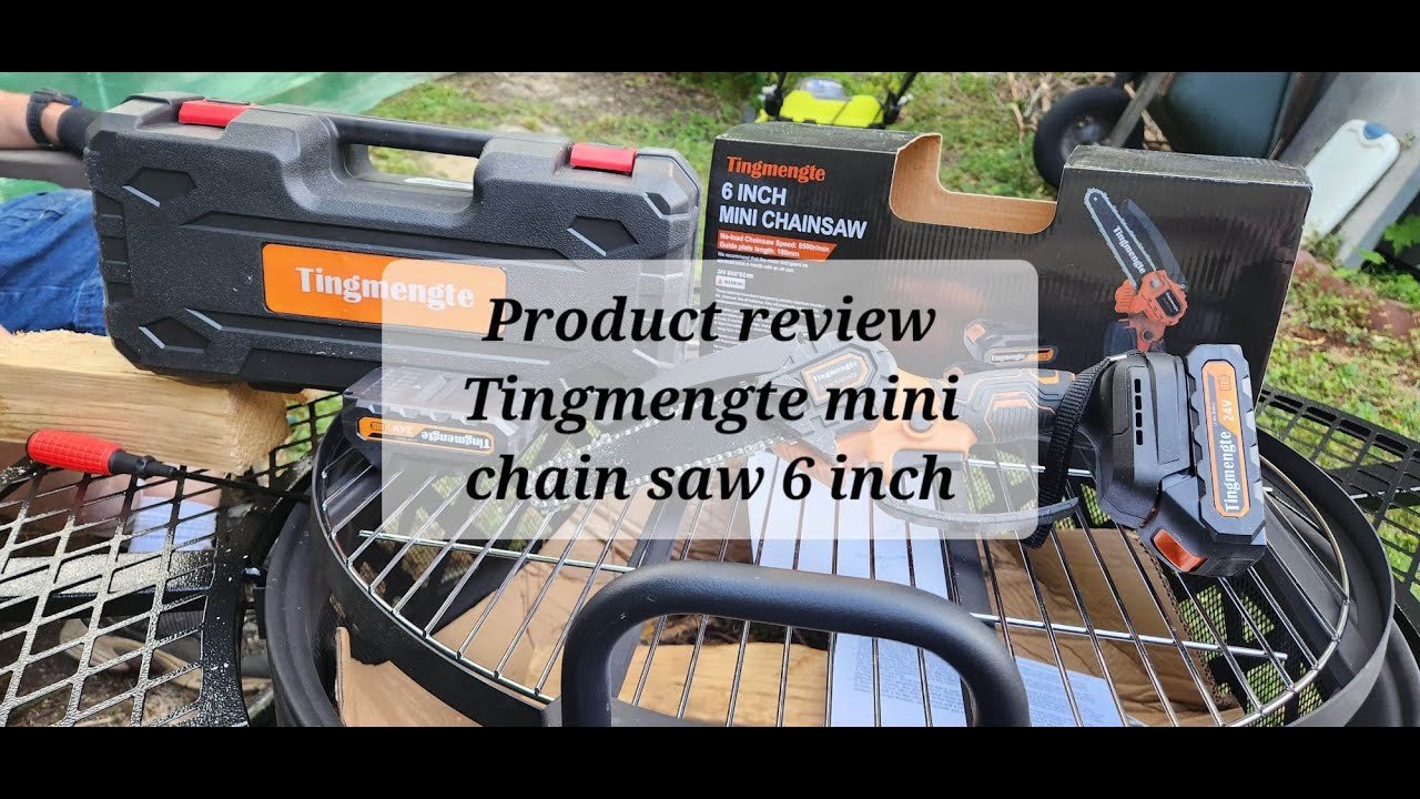 SENDRY Mini Chainsaw 6-Inch, Powerful Cordless Rechargeable Handheld Saw  Review and Demonstration 