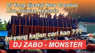 DJ ZABO MONSTER yang Dipakai Cek Sound New Creative Jember