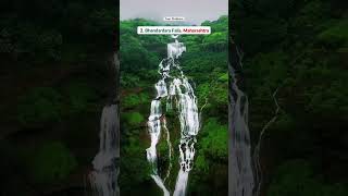 Waterfalls in India #india #waterfalls #meghalaya #geography #beautiful #bestplace #upsc #shorts