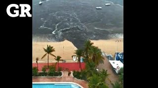 Descargan aguas negras en Acapulco