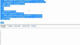 PLSQL básico - Ciclos (LOOPS)