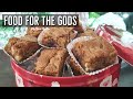 Food for the gods  dates and walnut bars  moist and chewy
