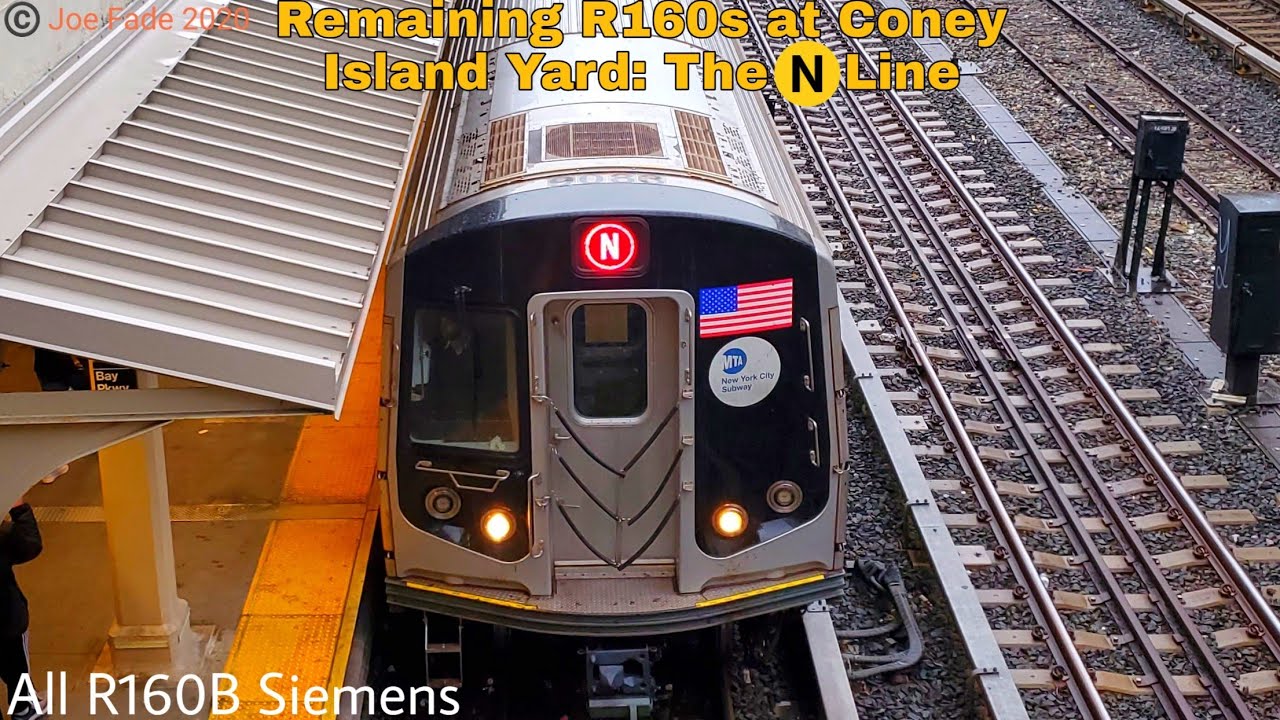 MTA New York City Subway: Remaining R160s at Coney Island Yard: The N Line
