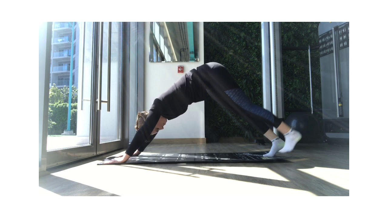 Down Dog Alternating Leg Lifts YouTube