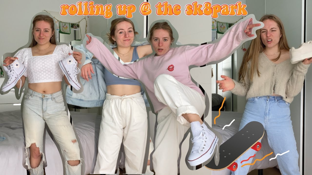 outfits that I WEAR TO SKATEBOARD bc i need skater girl outfit ideas for myself lol