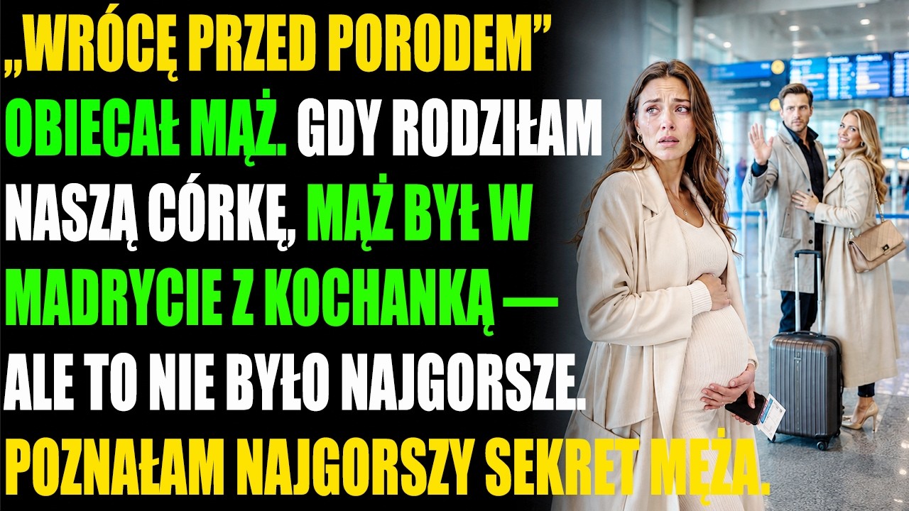 Stałam przy bramce na Lotnisku Chopina, w zaawansowanej ciąży, i machałam mężowi, który leciał do Madrytu podpisać największą umowę w historii naszej firmy. Pocałował mnie w czoło i obiecał, że...
