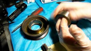 Mercedes air pump, smog pump, emissions pump bearing replacement