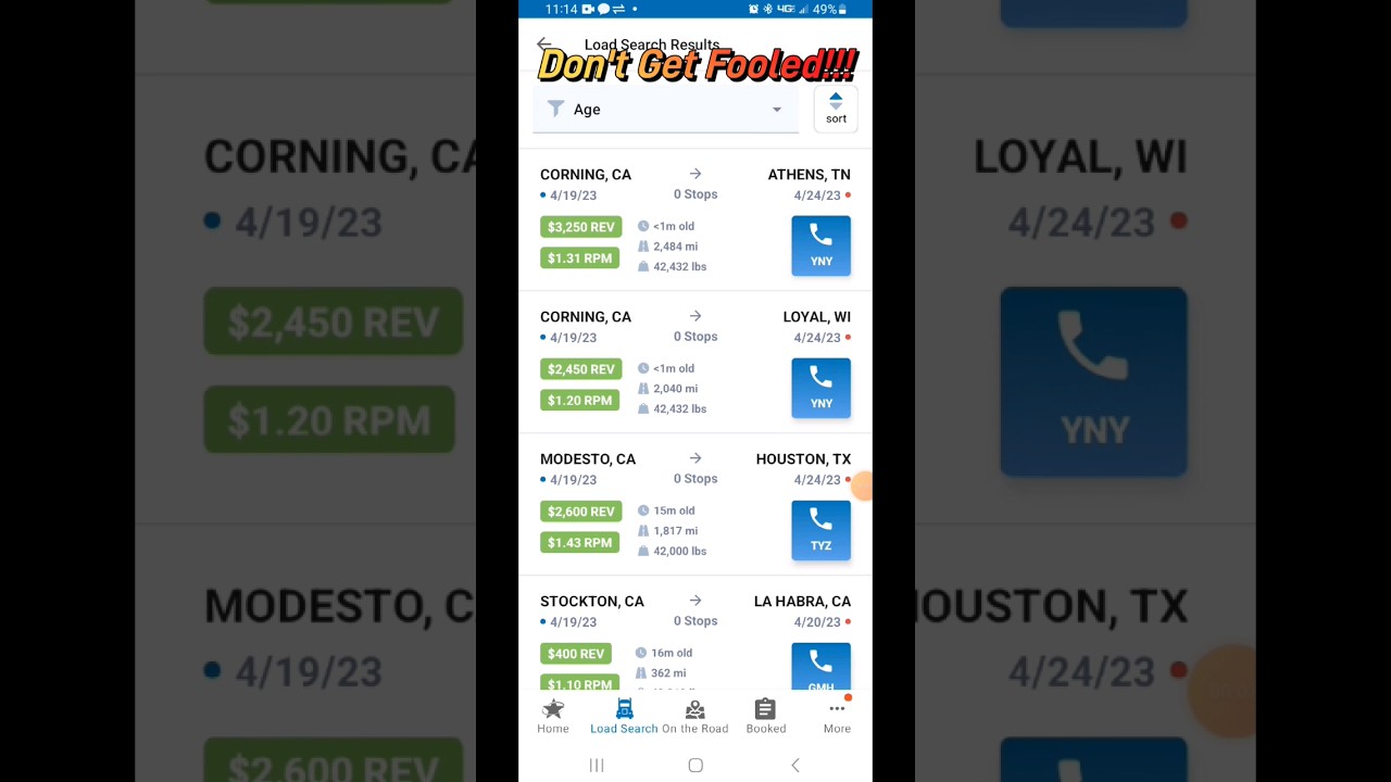 Landstar Load Board 4-17 2023 Part2 Know before you Go 