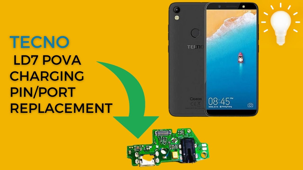 TECNO LD7 POVA Charging Pin/Port Replacement | Slow Charged Problem | Step by Step Tutorial