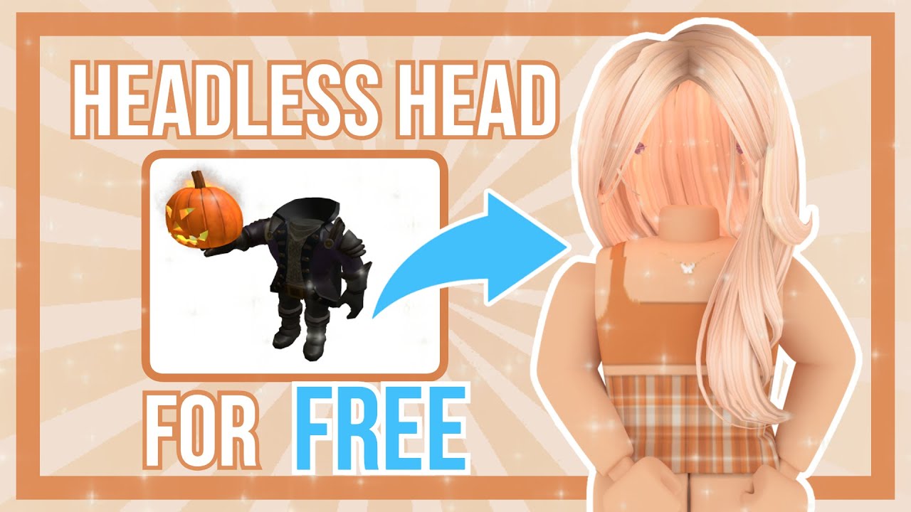 How To Get Headless Head On Roblox 2022 (FREE) YouTube