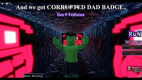 How to get CORRUPTED DAD BADGE + MORPH in ANOTHER FRIDAY NIGHT FUNK GAME - ROBLOX !