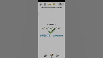 Brain out level 185 | Choose the largest number #shorts