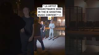 LA ARTIST SHOOTS CONTENT WITH RAPPERS FROM IE 😳👀. . #rap #losangeles #music #bts #newmusic #viral