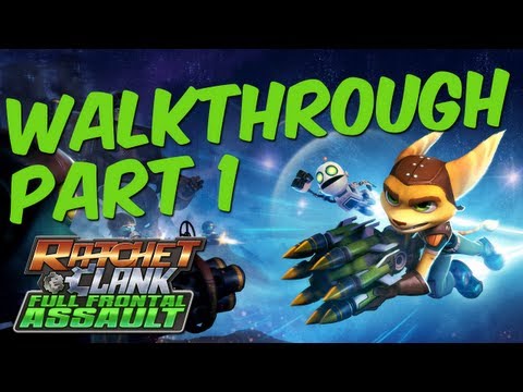 Ratchet & Clank: Full Frontal Assault Part 1 Solo Walkthrough No Commentary