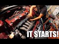 RANDY'S TURBO RSX FIRST START!!