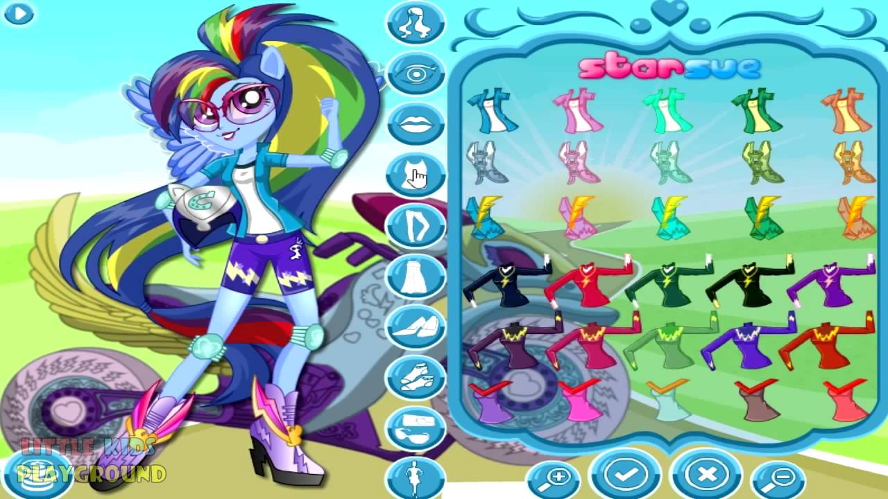 Rainbow Dash Motocross Style My little pony friendship games Cartoon ...