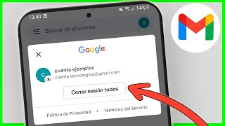 Cómo CERRAR SESION DE GMAIL EN OTROS DISPOSITIVOS DESDE MI CELULAR 2024