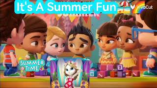Happy Summer Fun Beach Day For Party With My Brother Spike Is Sad And Crying I don't know Together🤩💖