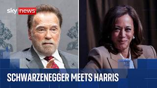 Arnold Schwarzenegger and Kamala Harris discuss climate change