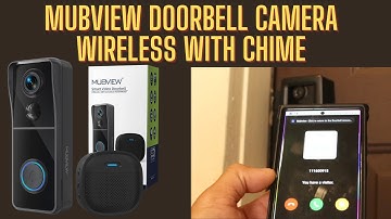 MUBVIEW Doorbell Camera Wireless with Chime