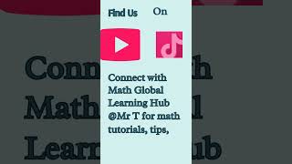 Welcome to Math Global Learning Hub@MR T