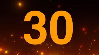 30 Seconds Countdown Timer With Sound Effects | Soothing Lovers