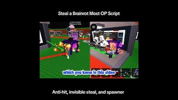 Steal A Brainrot Most OP Script |Anti-hit, speed boost, invisible steal, Unlock Admin Panel #roblox