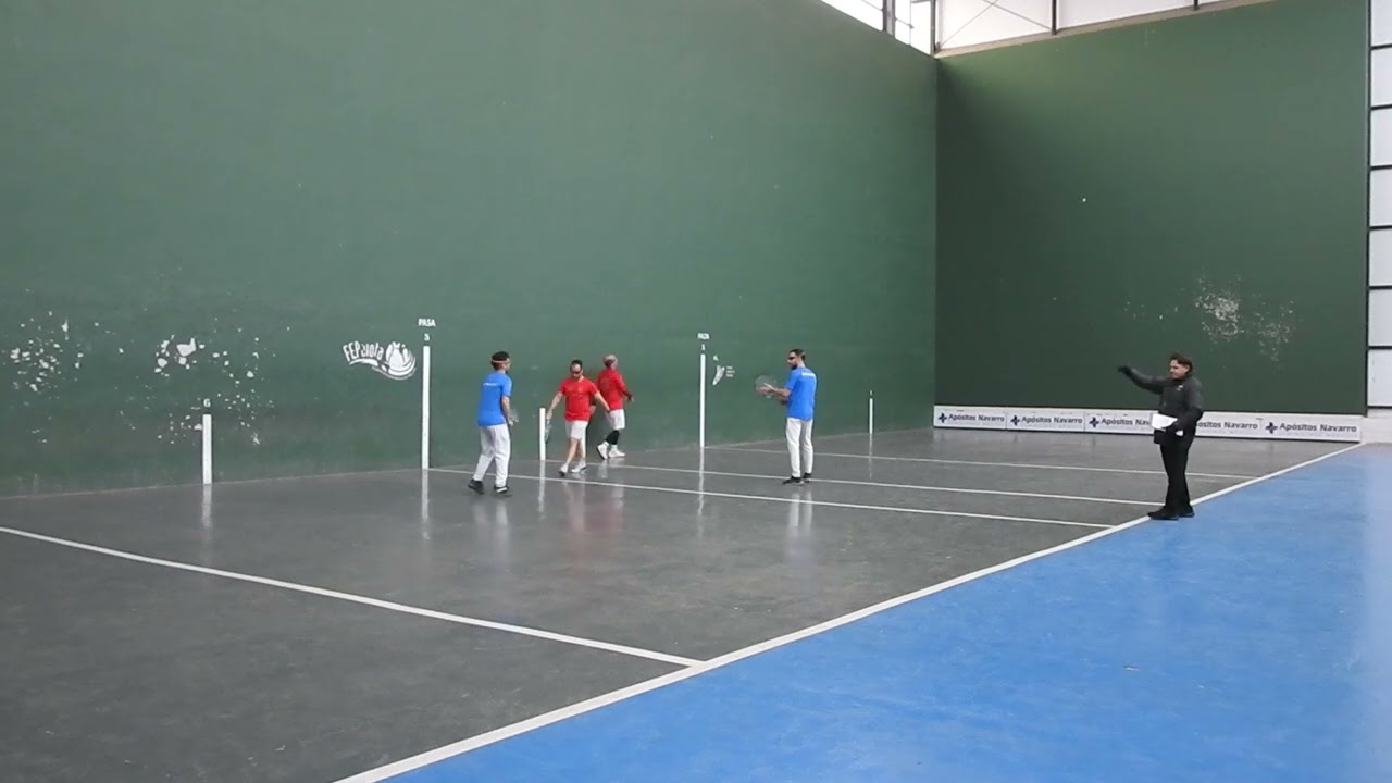 Frontenis  Valencia  liga  DH   Cheste B- Cuart P.  B (7-3-26) Xixo- Pedro   3er set