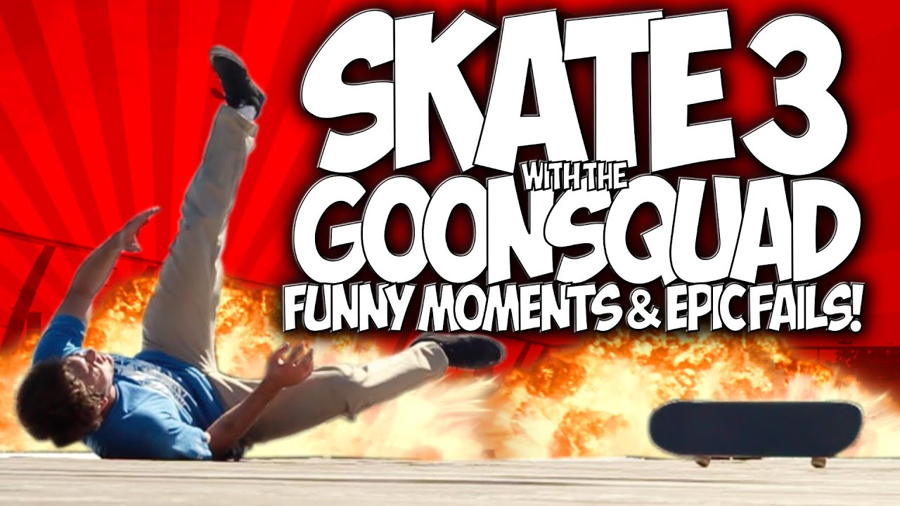 SKATE 3: QUICKY-McGIBLETS против SKINNY MACGRIDDLES!! #GOONSQUAD 