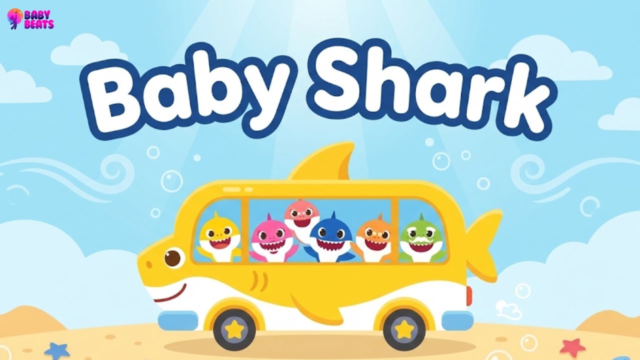 Baby Shark Wheels on the Bus | Kids Nursery Rhyme Mashup Song