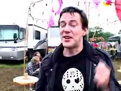 New Order's Steve Morris at Glastonbury 2005