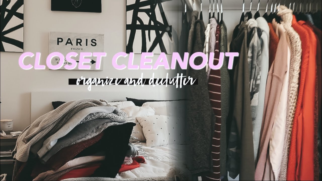 Spring Closet Clean Out & Declutter - YouTube