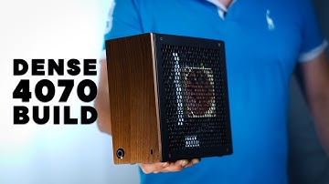 The Smallest Densest Gaming Build  Featuring 4070 & 7800x3d - Only 5.49L