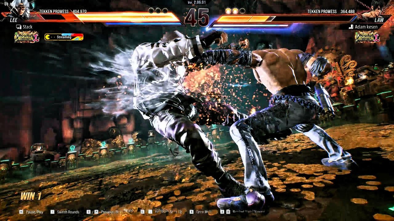 Tekken 8 law online (Ranked) God Of Destruction 1 Matchs
