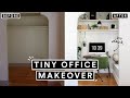 DIY Small Office Makeover ON A BUDGET! (DIY Desk + Organization Ideas)