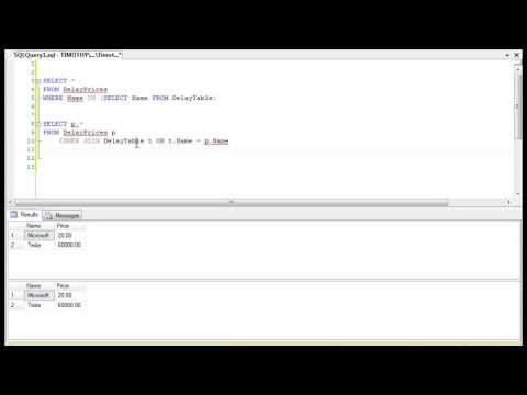 TSQL: How To Write Subqueries Part I