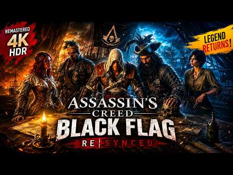 🔴 LIVE | Assassin's Creed Black Flag ⚔️ Pirate Adventure Begins! 🏴‍☠️ 4K PC Gameplay | Hindi