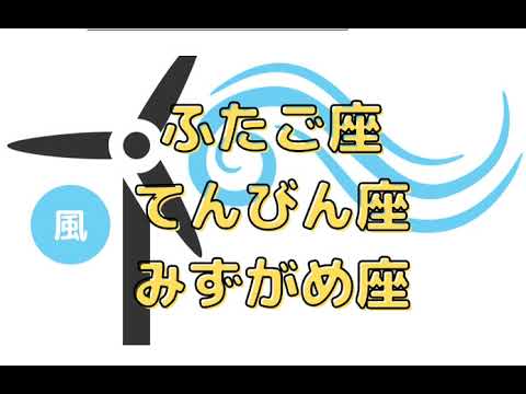 コミュニケーションと言えば【風】の星座たち