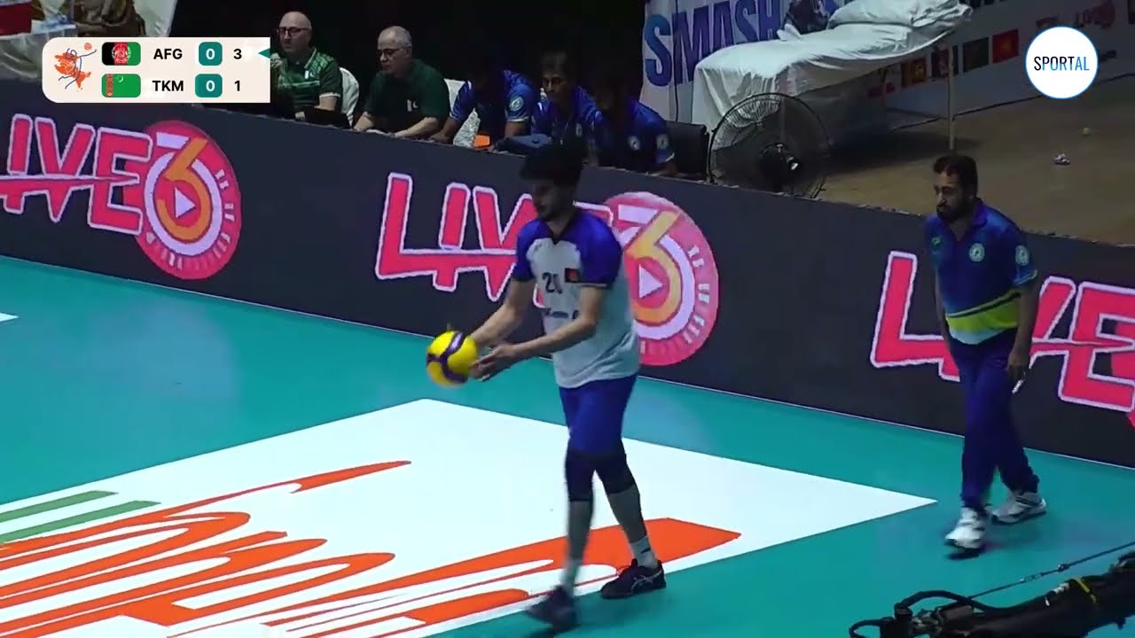 Turkmenistan 🇹🇲 3:1 🇦🇫 Afghanistan Cava Volleyball Nations League 2024