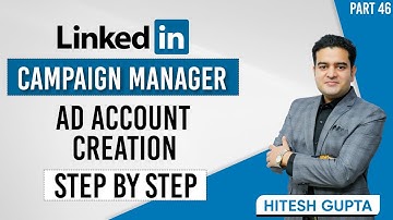 How to Create LinkedIn Campaign Manager Account | LinkedIn Ad Account Creation | #linkedinmarketing