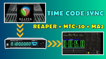 【DOREMiDi】REAPER Timecode and GrandMA2 Sync(MTC-30+Reaper+MA2)
