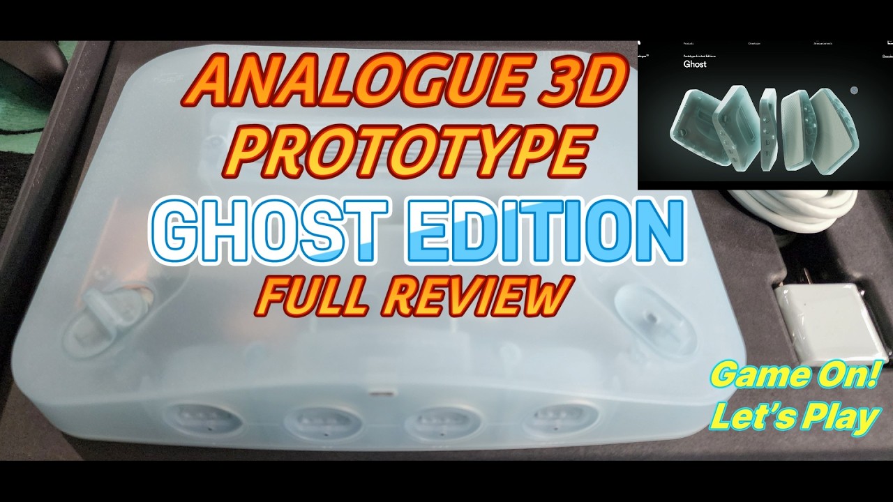 Analogue 3D Prototype Ghost Edition. Unboxing Full Review 