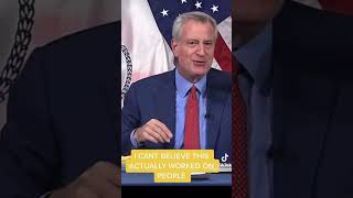 Mayor Bill de Blasio encourages his city to stay healthy