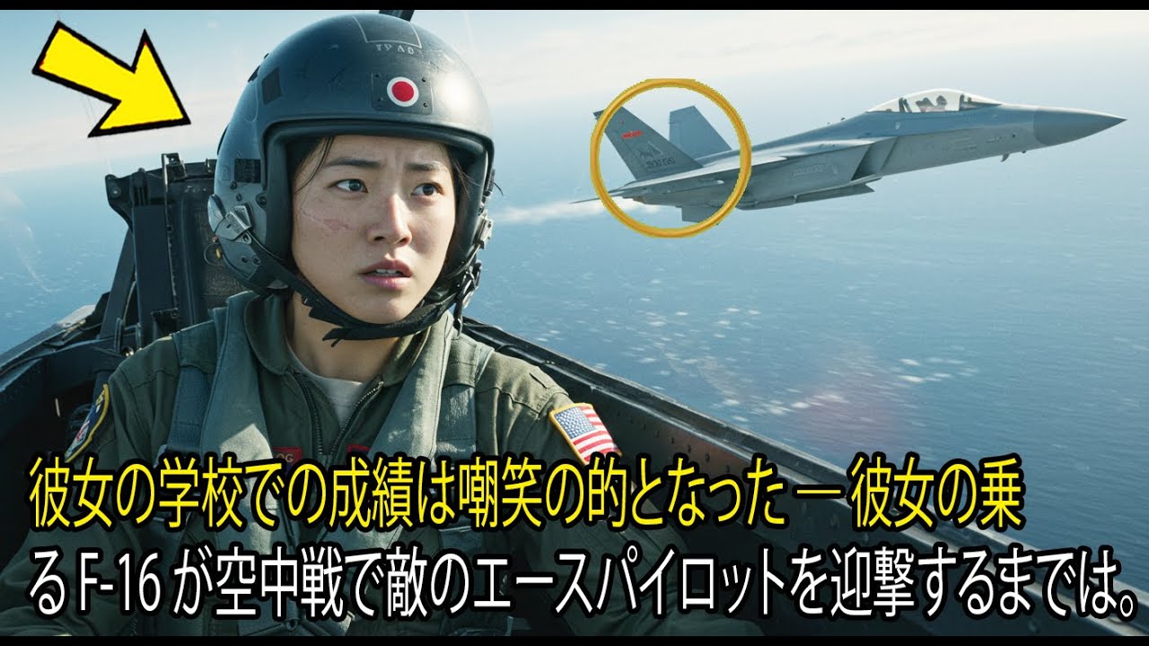 彼女の学校での成績は嘲笑の的となった ― 彼女の乗る F-16 が空中戦で敵のエースパイロットを迎撃するまでは。