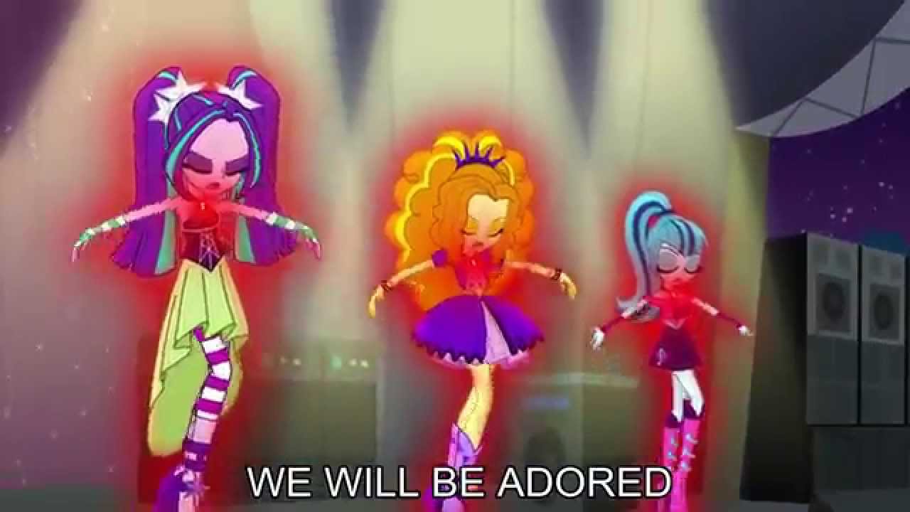 Welcome to the Show [With Lyrics] - My Little Pony Equestria Girls Rainbow Rocks Song