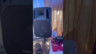 Tes Suara Huper AK15A Dan Mixer Yamaha #soundsystem #huper #yamaha #speakeraktif #speaker15inch #fyp
