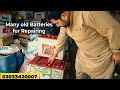 Many old batteries for repairing | Batteries Info